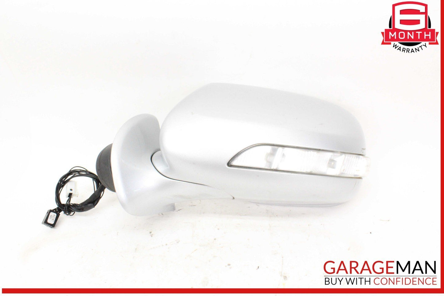 07-09 Mercedes W211 E320 CDI Front Left Side Door Rear View Mirror Silver OEM