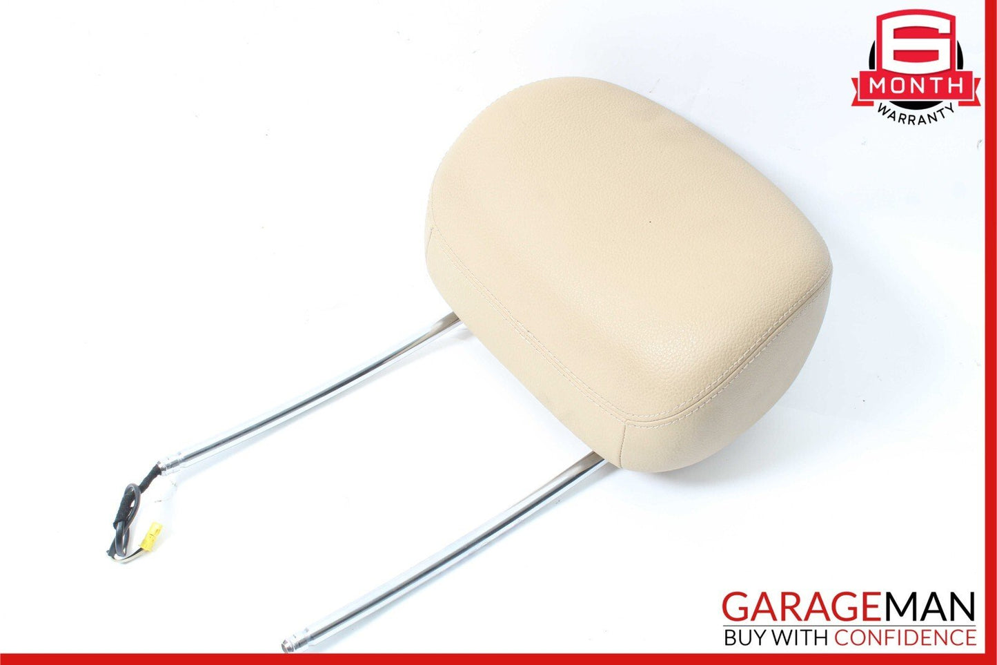 07-09 Mercedes E350 E63 AMG Front Left / Right Seat Headrest Head Rest Beige OEM