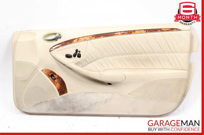 03-05 Mercedes W209 CLK500 Right Passenger Interior Door Panel Assembly Beige