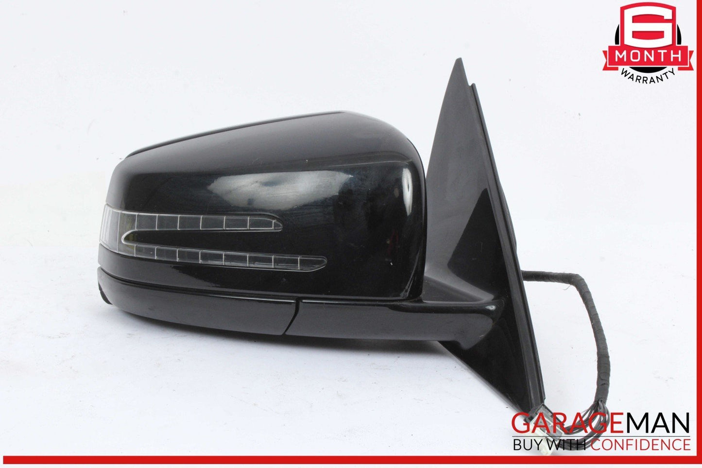 14-16 Mercedes W212 E350 4MATIC Front Right Door Rear View Mirror w/ Blind Spot