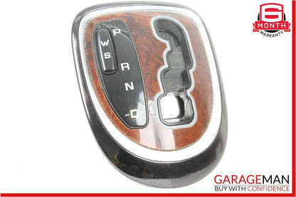 00-06 Mercedes W220 S55 Gear Shifter Bezel Trim Indicator Wood OEM