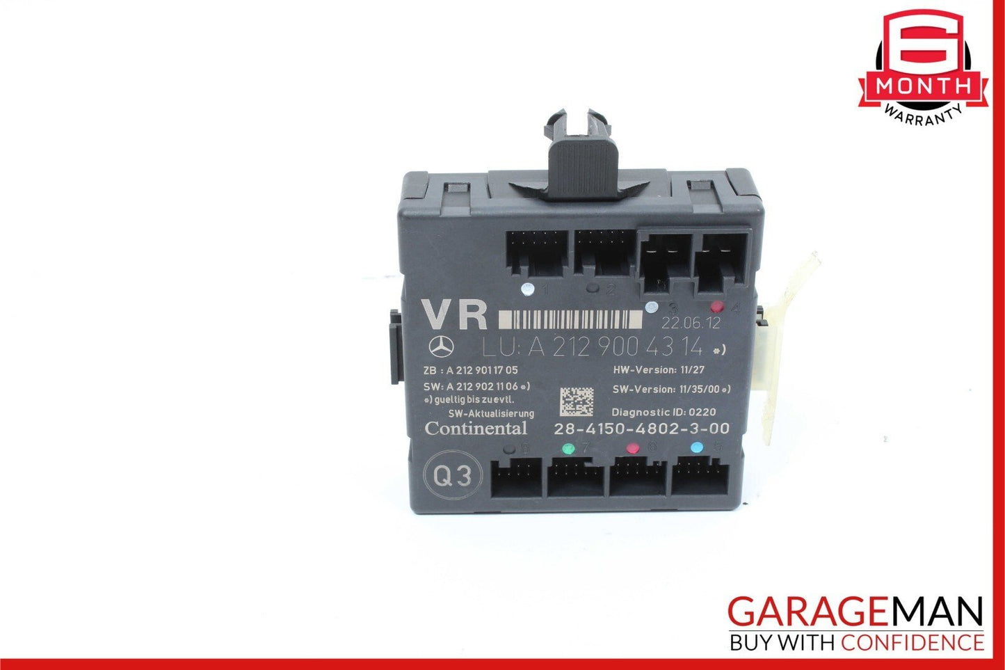 08-18 Mercedes E350 SLK250 C250 CLS400 Front Right Side Door Control Module Unit