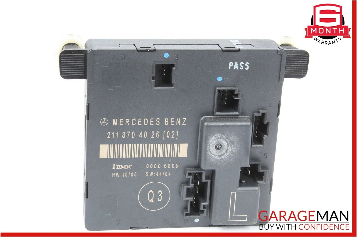 03-09 Mercedes W211 E350 E63 AMG Rear Left Driver Side Door Control Module Unit