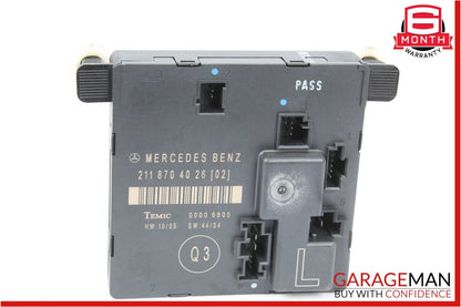 03-09 Mercedes W211 E350 E63 AMG Rear Left Driver Side Door Control Module Unit