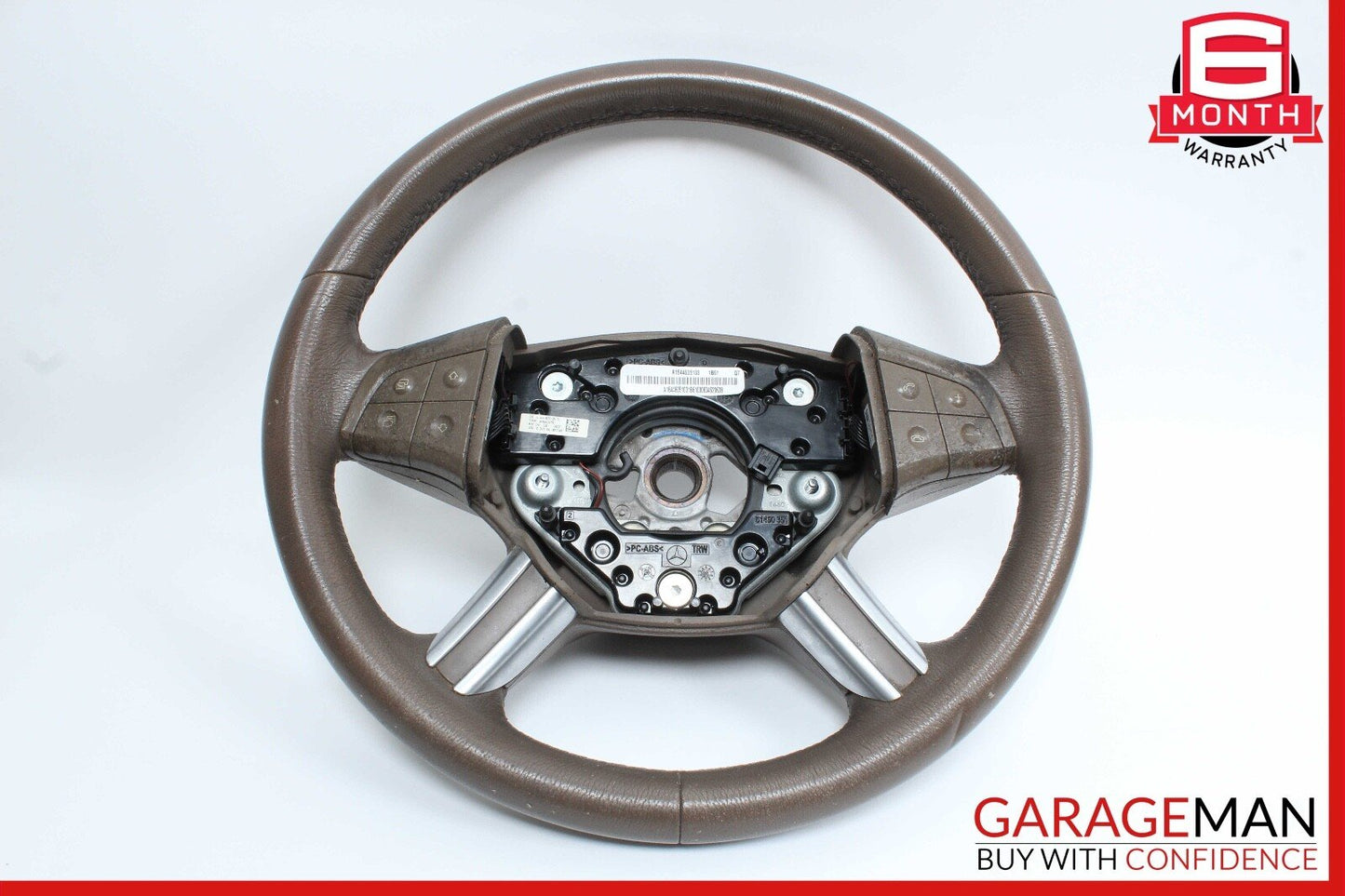 06-09 Mercedes W251 R350 4MATIC 4 Spoke Steering Wheel Black OEM