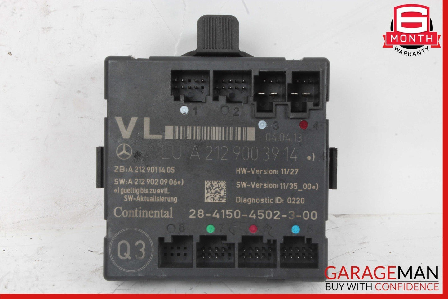 08-18 Mercedes SLK250 GLK350 E350 C250 Front Left Side Door Control Module Unit