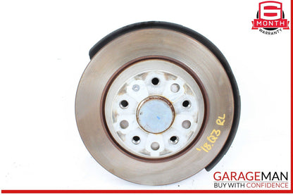 15-18 Audi Q3 Rear Left Side Spindle Knuckle Hub w/ Rotor Disc 3C0505435G OEM