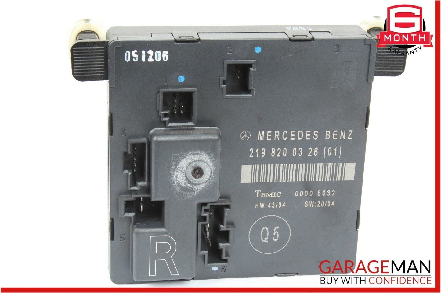 06-11 Mercedes W219 CLS500 CLS550 Rear Right Door Computer Controller Module