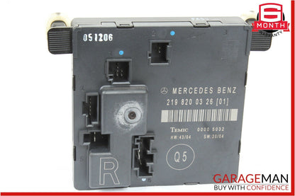 06-11 Mercedes W219 CLS500 CLS550 Rear Right Door Computer Controller Module