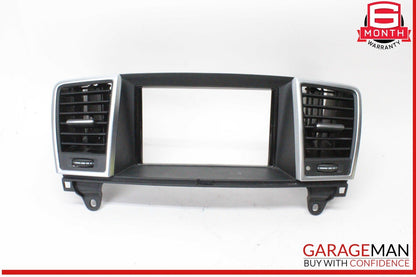 12-16 Mercedes X166 GL450 Dash Dashboard Center A/C Air Bezel Trim OEM