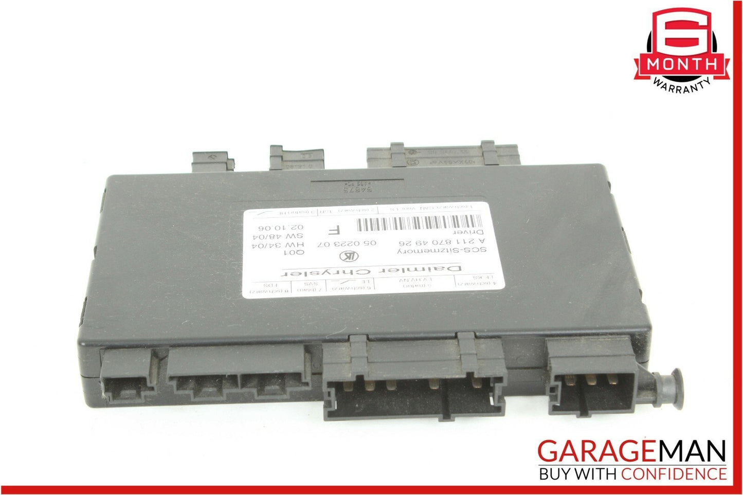 03-11 Mercedes W211 E500 E63 AMG Front Left Side Under Seat Control Module Unit