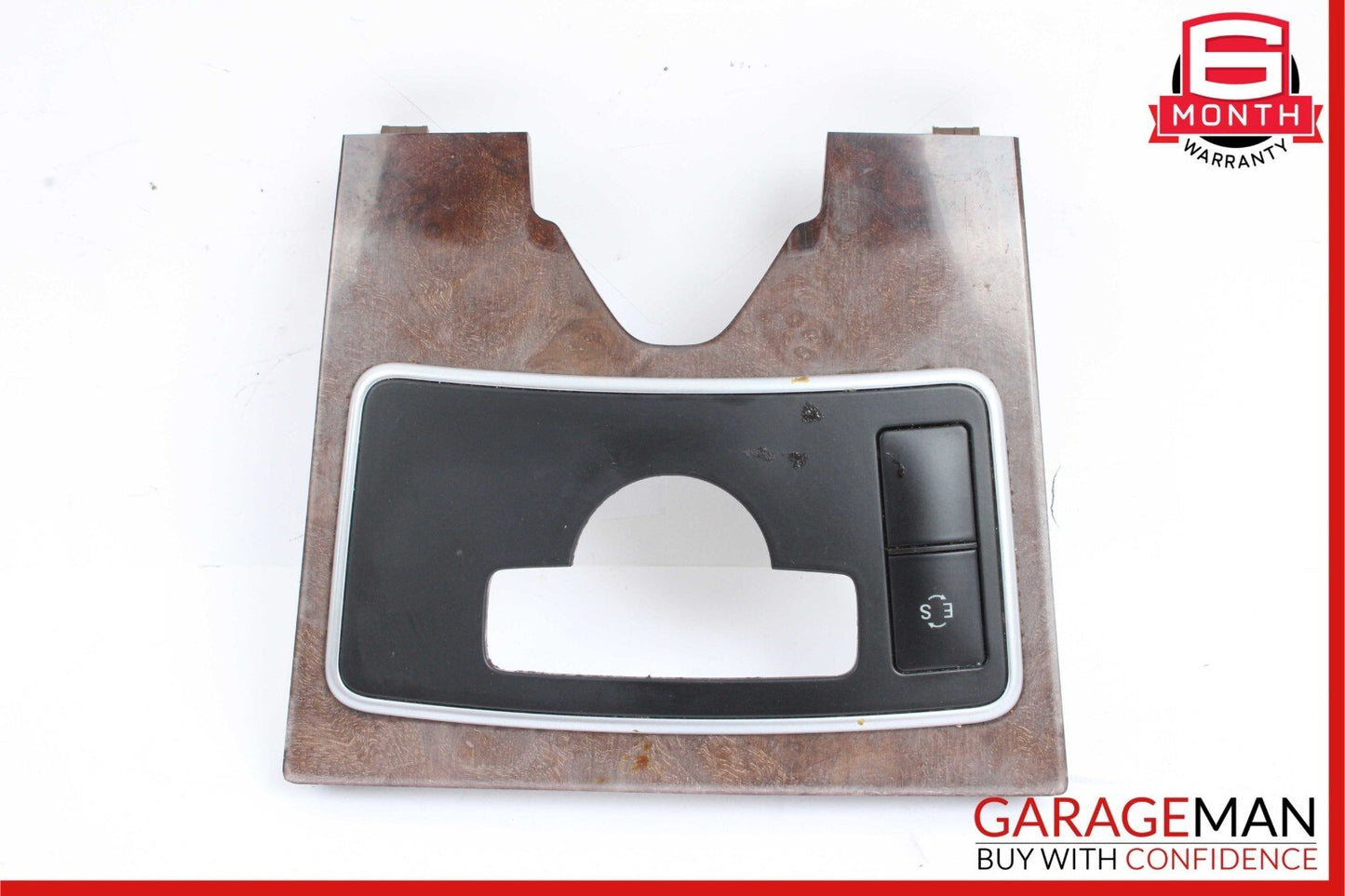 10-13 Mercedes W212 E400 E350 E550 Center Console Switch Trim Cover Bezel Wood