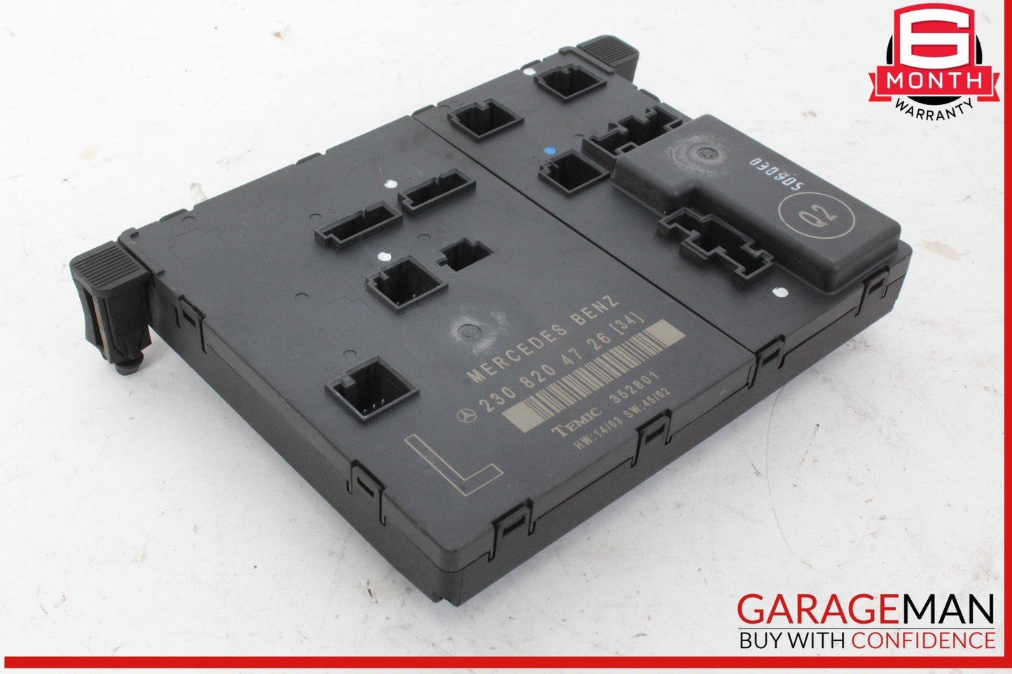 03-12 Mercedes R230 SL500 SL55 AMG Front Left Door Control Module 2308203526 OEM