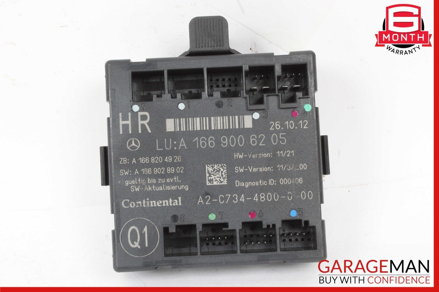 12-19 Mercedes W166 ML350 GL450 GLE350 Rear Right Side Door Control Module OEM