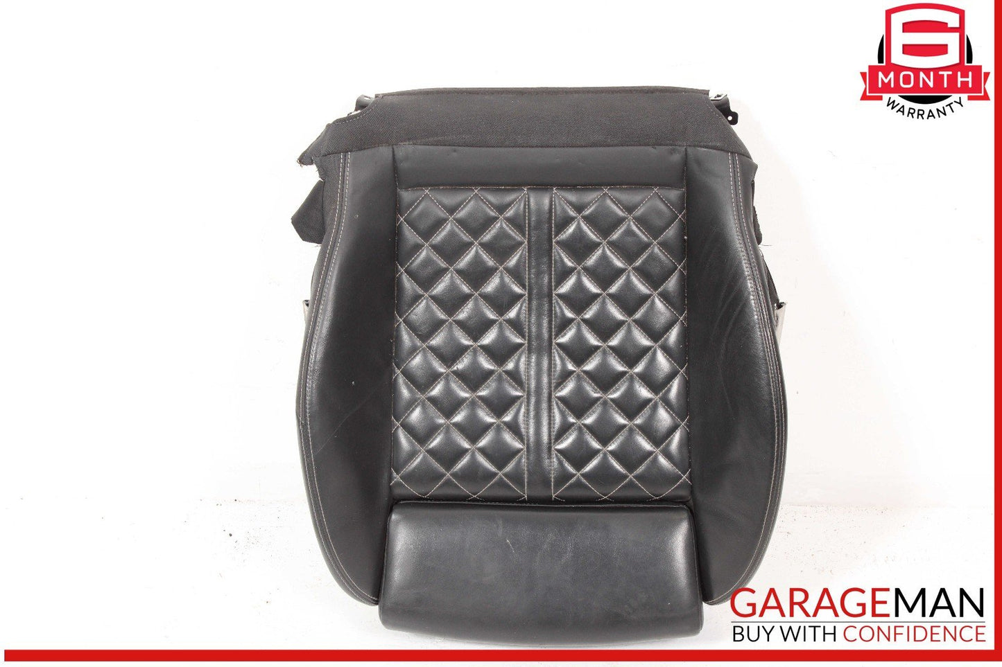 13-18 Audi S6 Front Left Lower Bottom Seat Cushion Black OEM