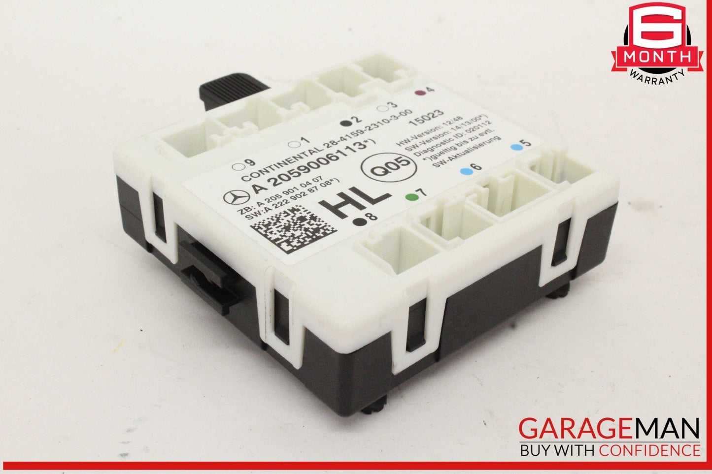 15-18 Mercedes W205 C300 Rear Left Driver Side Door Control Module Unit OEM