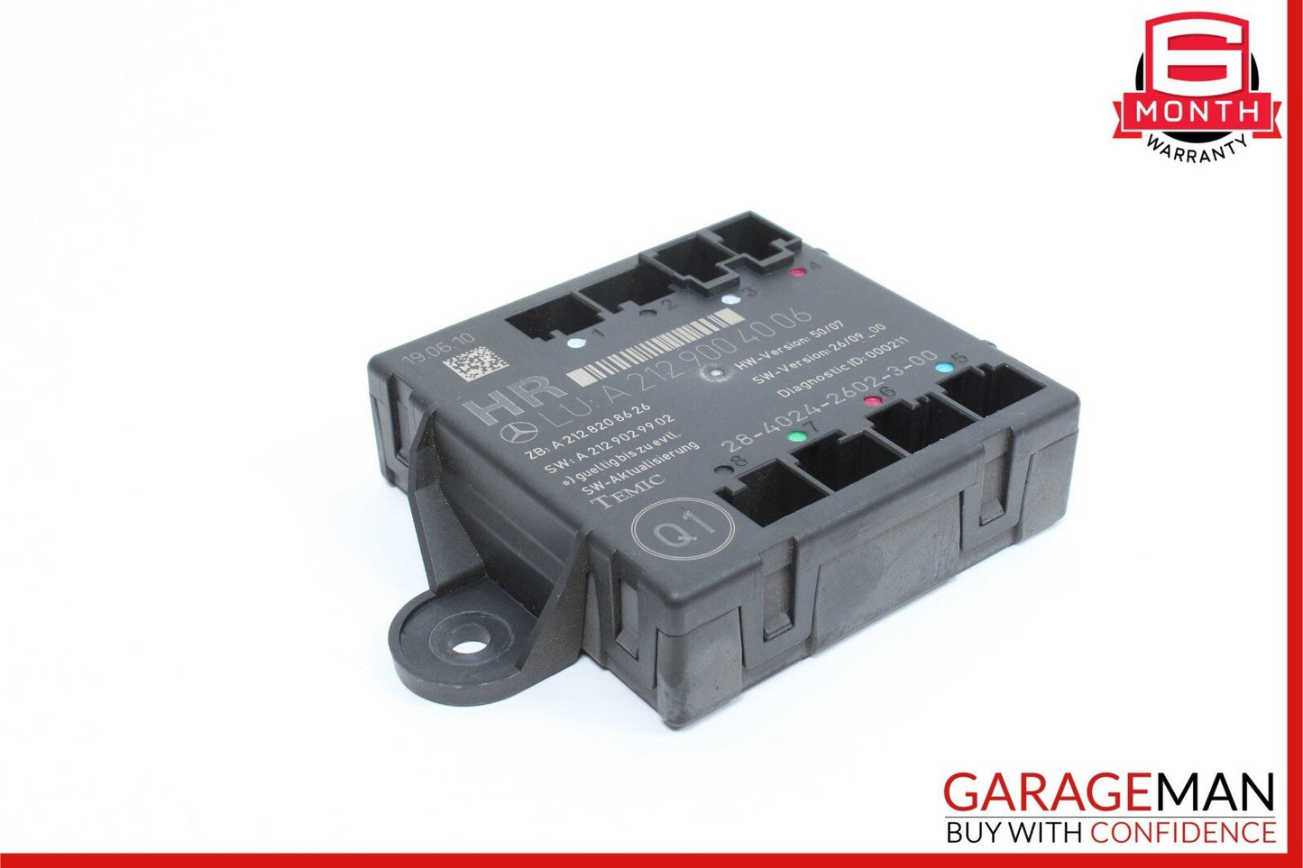 08-18 Mercedes W212 E350 C300 E550 Rear Right Side Door Control Module OEM 30k