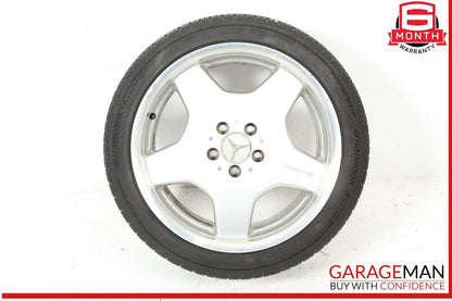 00-06 Mercedes W220 S500 CL500 AMG Monoblock Rear Wheel Tire Rim 9.5Jx18H2 OEM