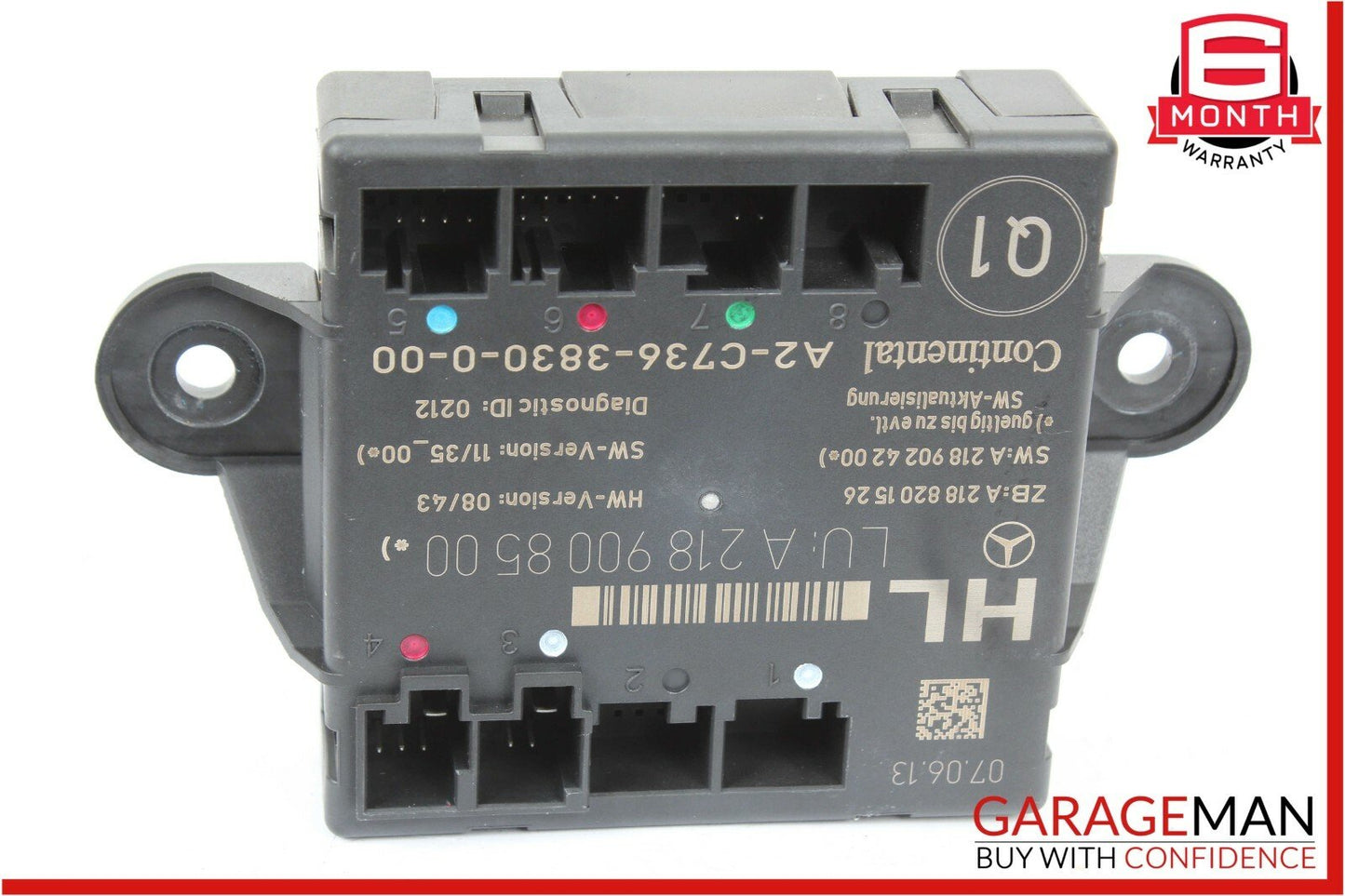 14-16 Mercedes W212 E350 CLS350 Rear Left Door Control Module 2189008500 OEM