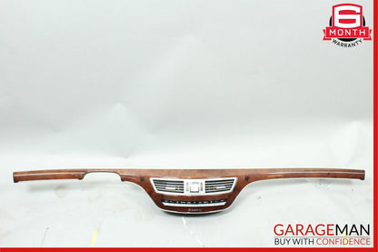 07-14 Mercedes S550 CL600 Center Dash Heater Switch Control Panel Assembly Wood