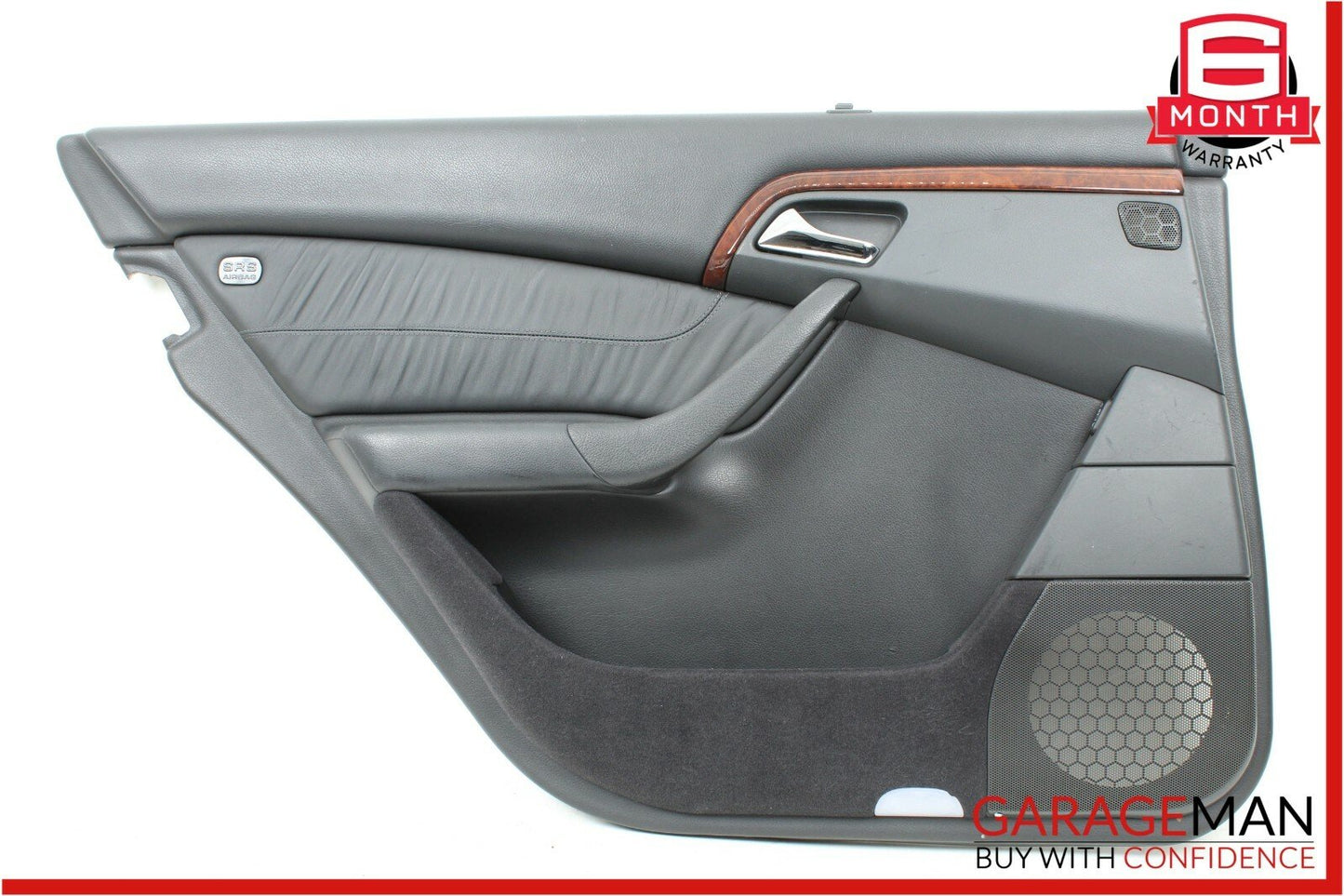 00-06 Mercedes W220 S500 Rear Left Side Interior Door Panel Sunshade Assembly
