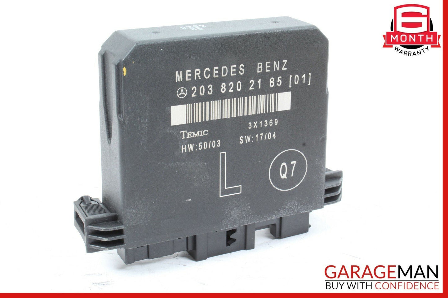 01-07 Mercedes W203 C230 C320 Rear Left Side Door Computer Control Module OEM