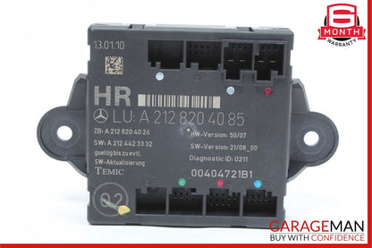 08-15 Mercedes W204 C250 C300 C63 Sedan Rear Right Side Door Control Module Unit