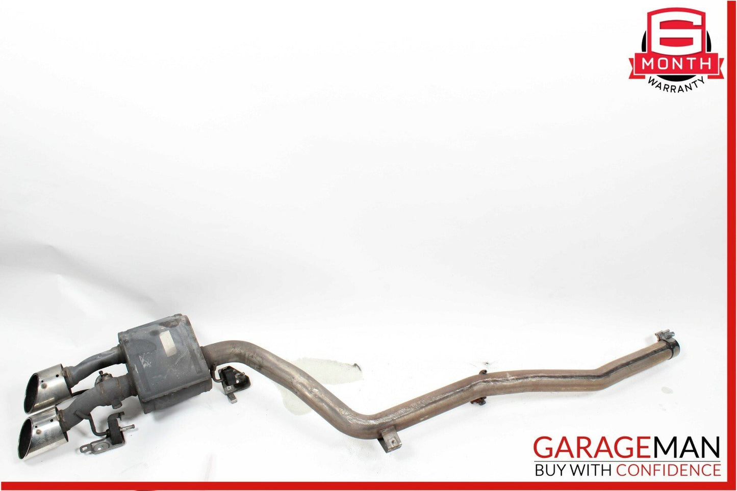 14-18 Maserati Quattroporte Rear Right Passenger Exhaust Muffler Dual Tip OEM