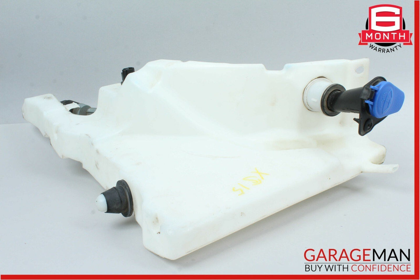 10-15 Jaguar XJ Windshield Washer Fluid Reservoir Tank w/ Filler Neck Assembly
