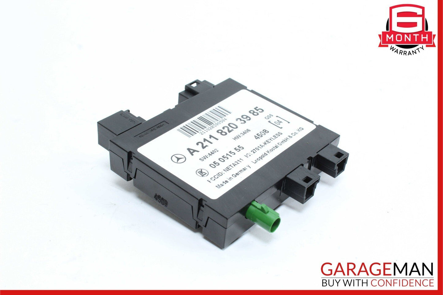 03-11 Mercedes W219 CLS550 E500 E63 AMG Keyless Go Entry Control Module Unit OEM