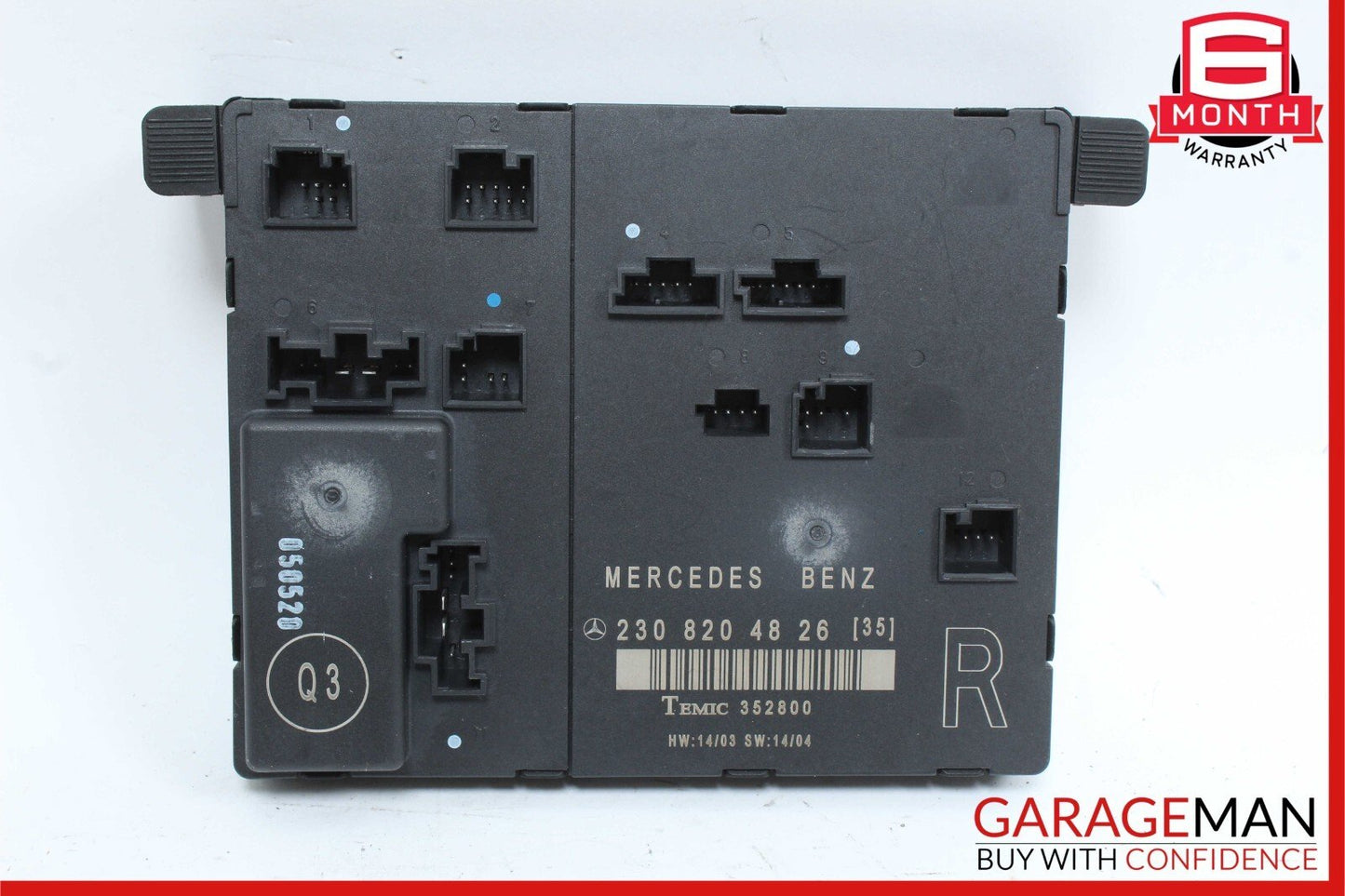 03-12 Mercedes R230 SL500 SL55 AMG Front Right Side Door Control Module Unit OEM
