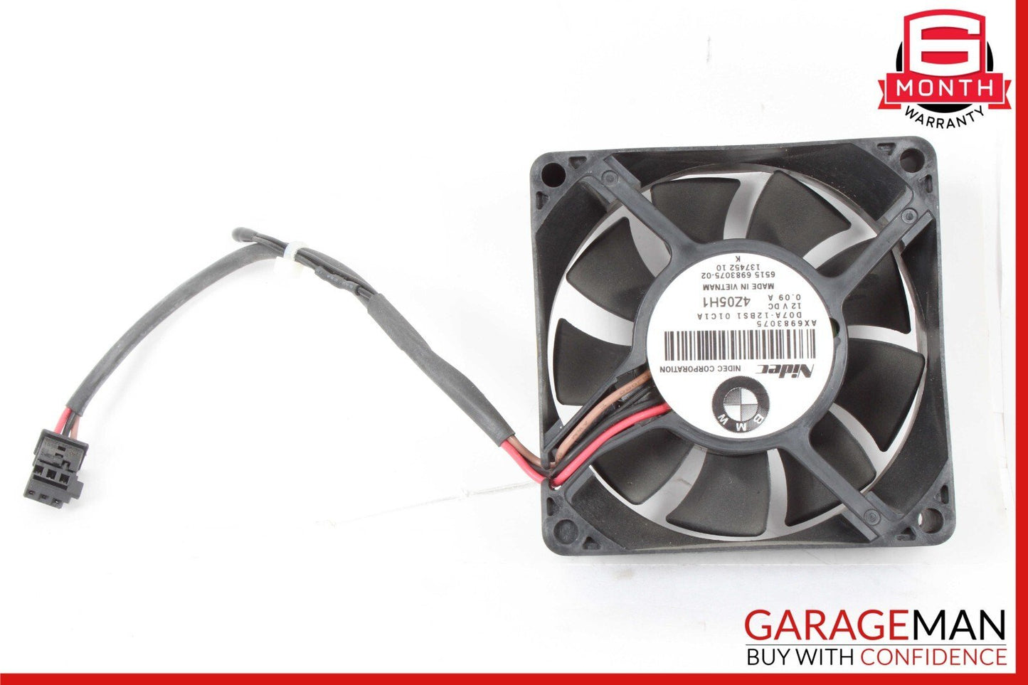 11-21 BMW i3 I01 Hybrid 528i Cooling Fan Audio Amplifier Control Module OEM