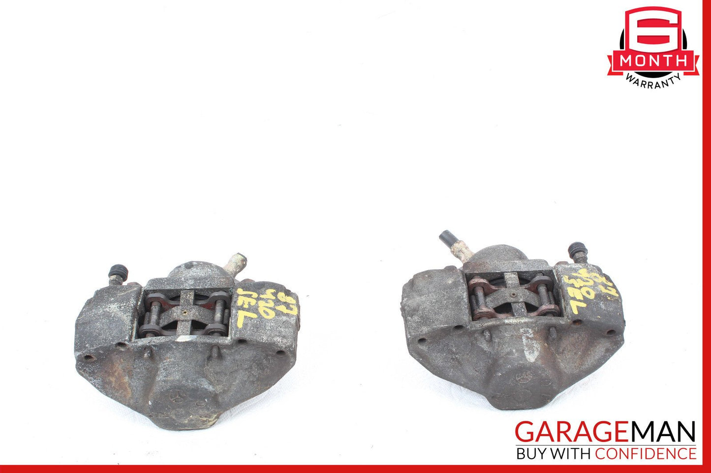 81-91 Mercedes W126 420SEL Rear Brake Calipers Right & Left Set OEM
