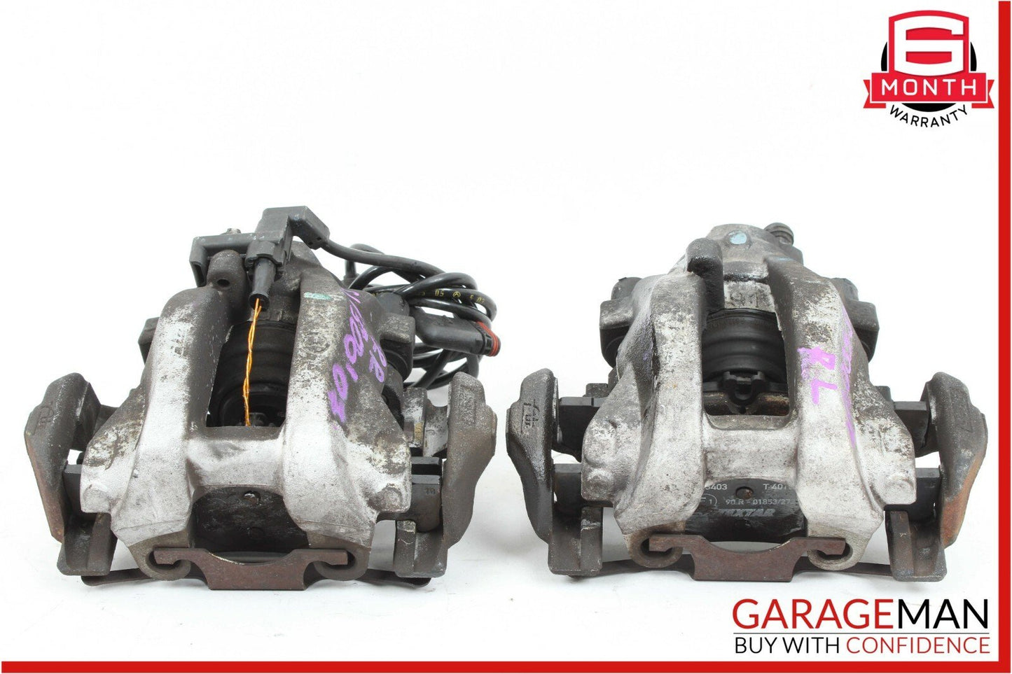 06-11 Mercedes W219 CLS500 E350 Rear Left & Right Brake Caliper Calipers Set OEM