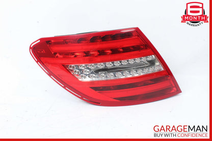 12-14 Mercedes W204 C250 Rear Left Driver Side Taillight Tail Light Lamp