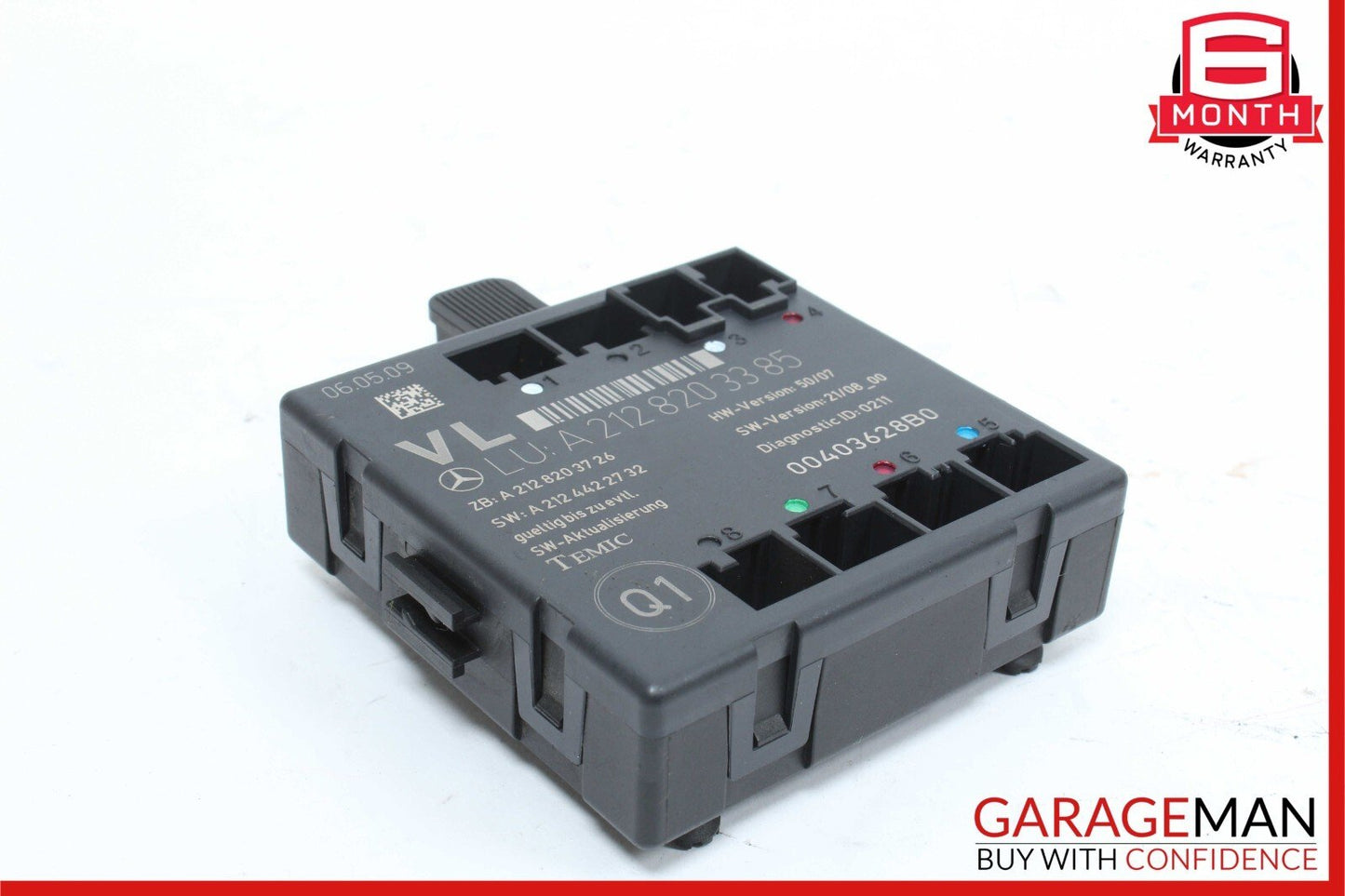 08-18 Mercedes W212 E350 E400 SLK350 Front Left Side Door Control Module OEM