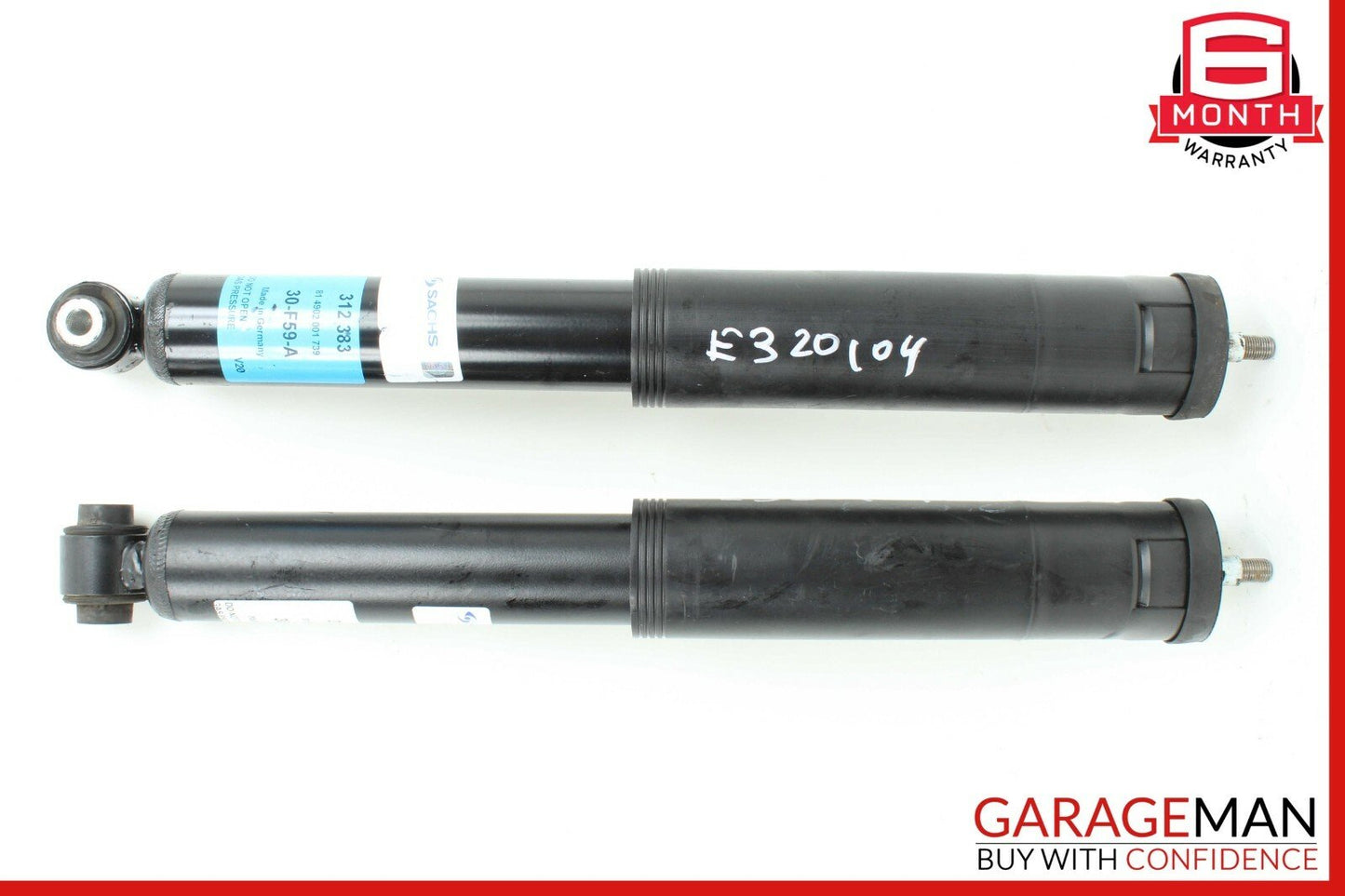 03-09 Mercedes W211 E320 Rear Left & Right Shock Absorber Strut Set of 2 Pc