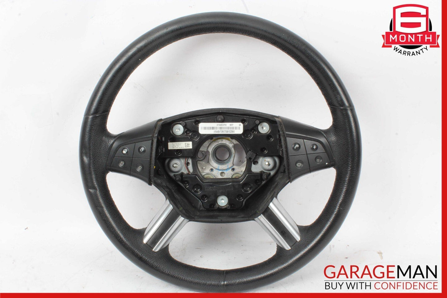 06-08 Mercedes W164 ML350 GL450 R500 Steering Wheel w/ Paddle Shifters Black OEM