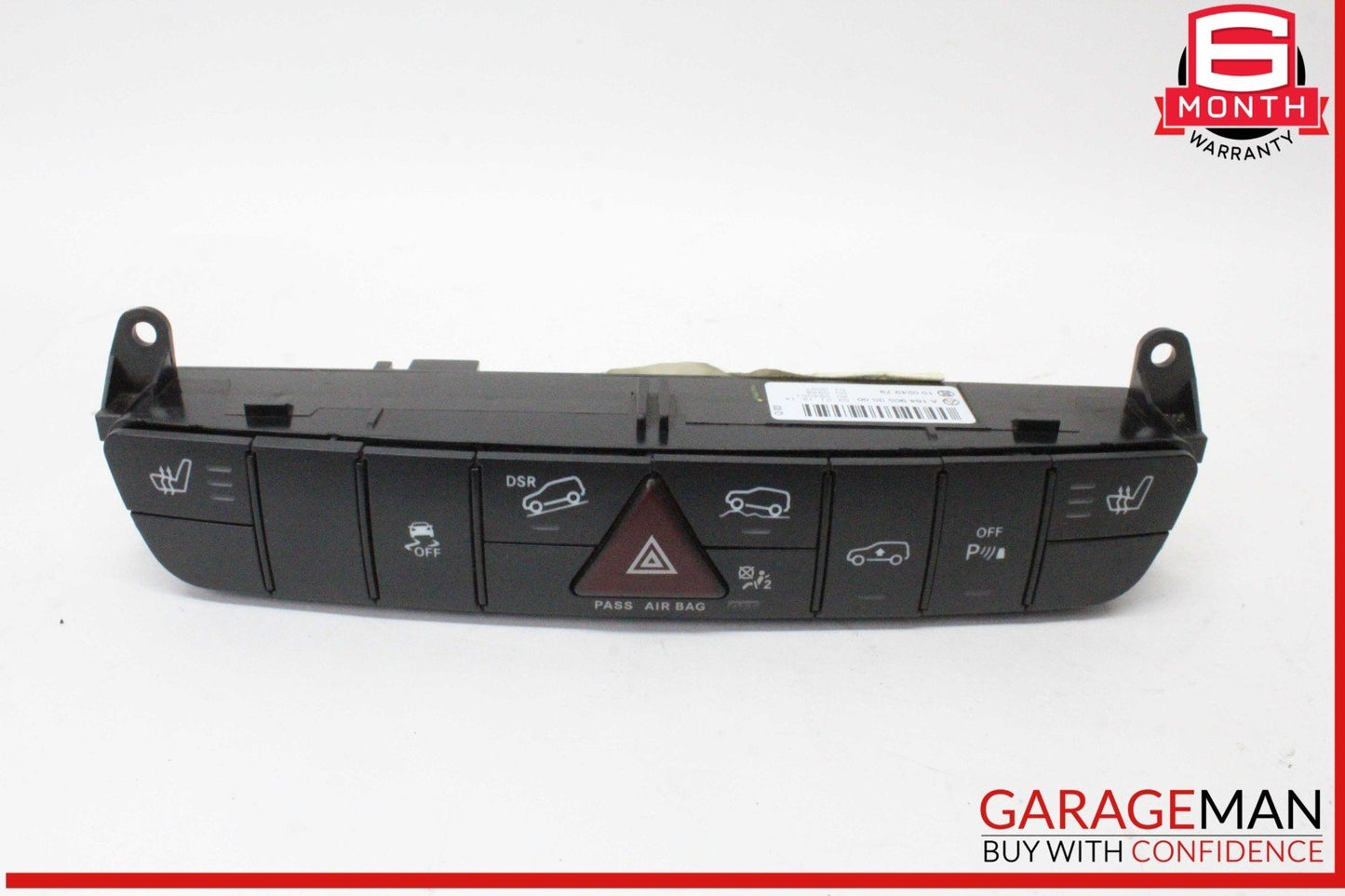 06-12 Mercedes X164 GL450 4MATIC Dash Dashboard Hazard Heated Seats ESP Panel
