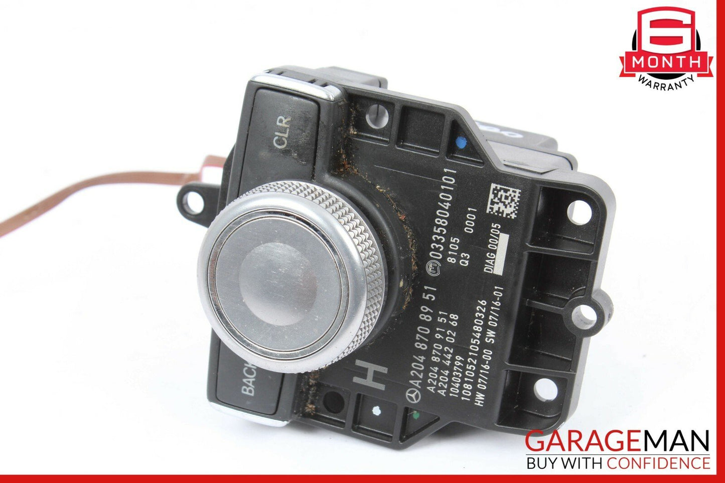 08-11 Mercedes W204 C300 Center Console Command Controller Knob Multi Switch OEM