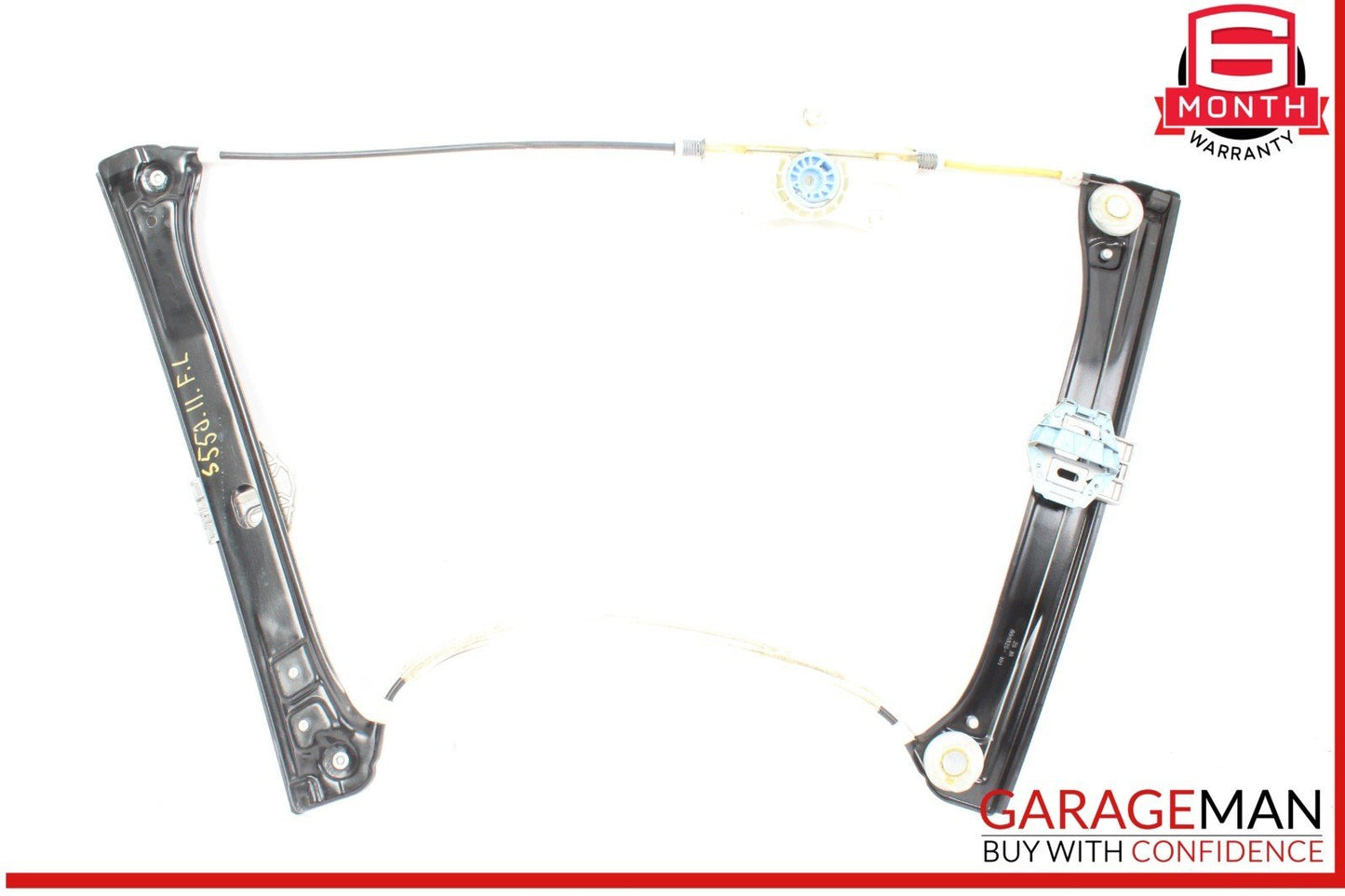 07-13 Mercedes W221 S550 S600 Front Left Driver Side Window Regulator OEM