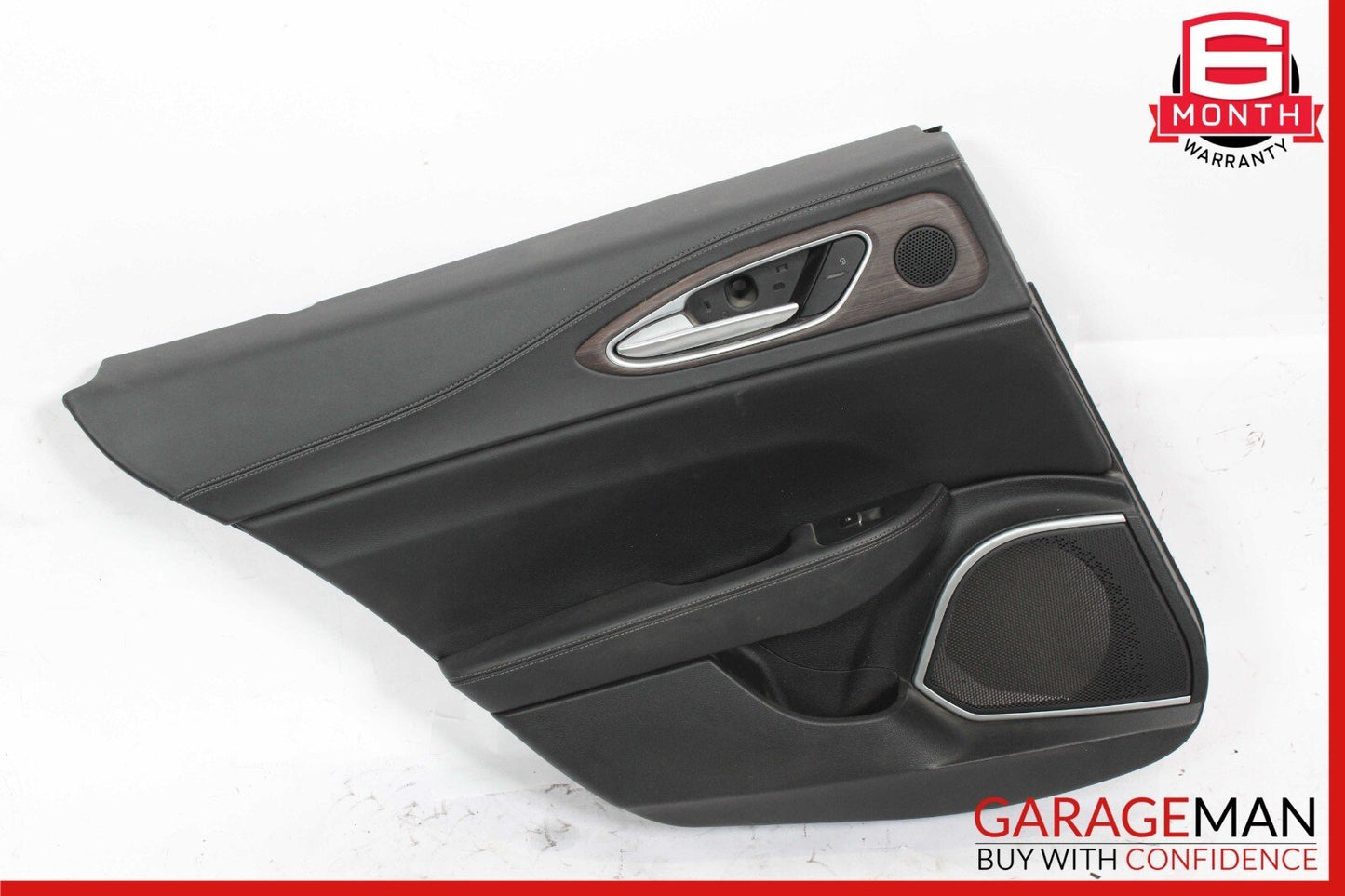 17-19 Alfa Romeo Giulia Rear Left Side Interior Door Panel Trim Cover Assembly