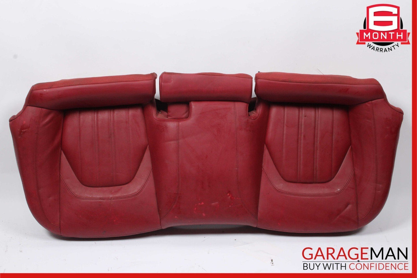 14-17 Maserati Ghibli Rear Lower Bottom Bench Seat Cushion Cover Red OEM