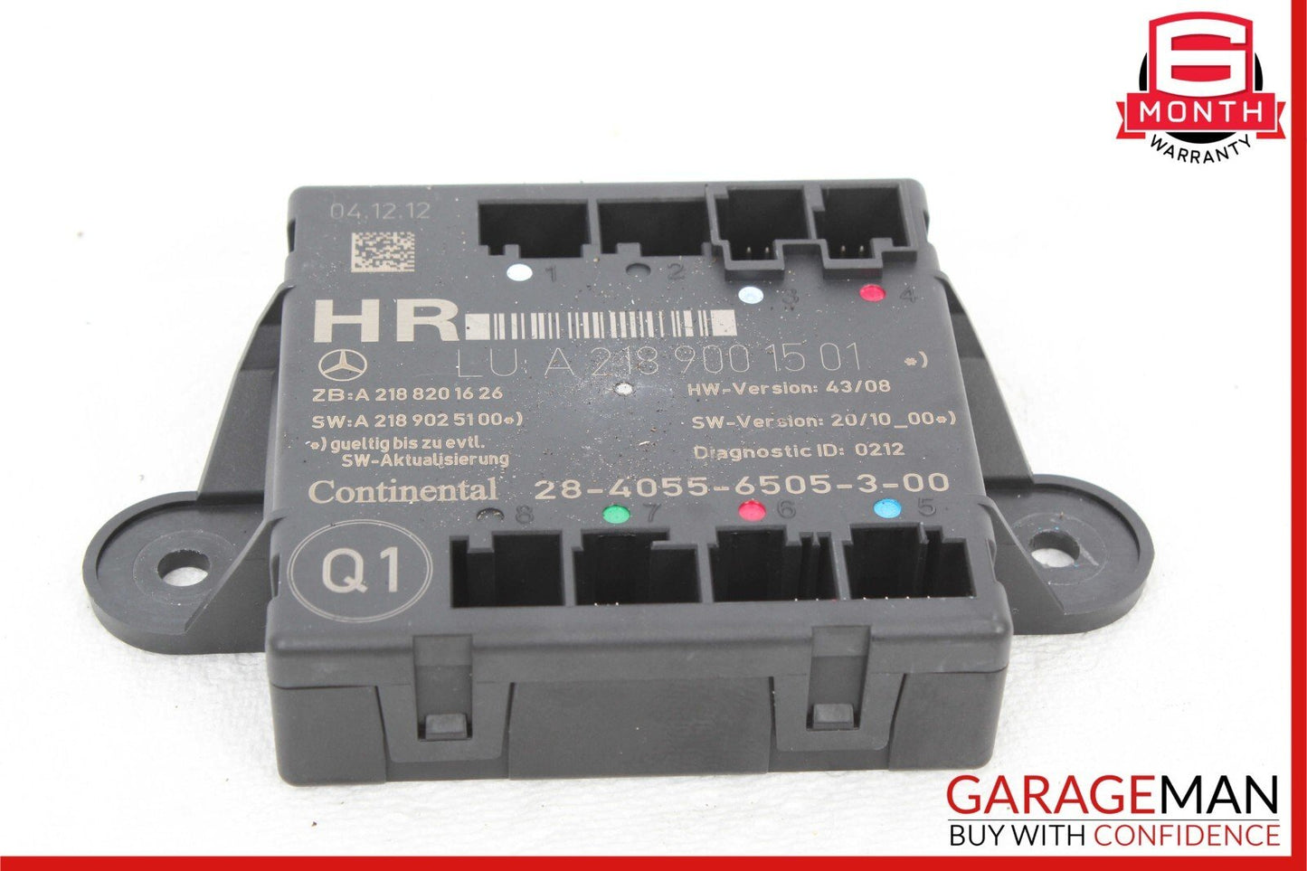 08-18 Mercedes W212 E63 AMG C300 Rear Right Side Door Control Module Unit OEM