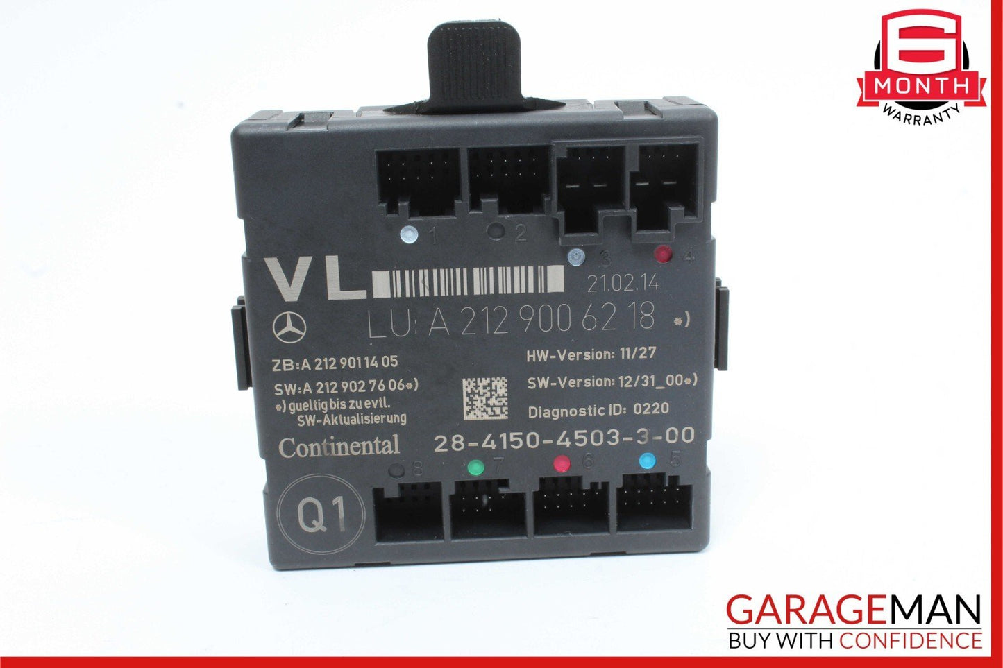 08-14 Mercedes W204 C250 C300 Front Left Driver Side Door Control Module Unit