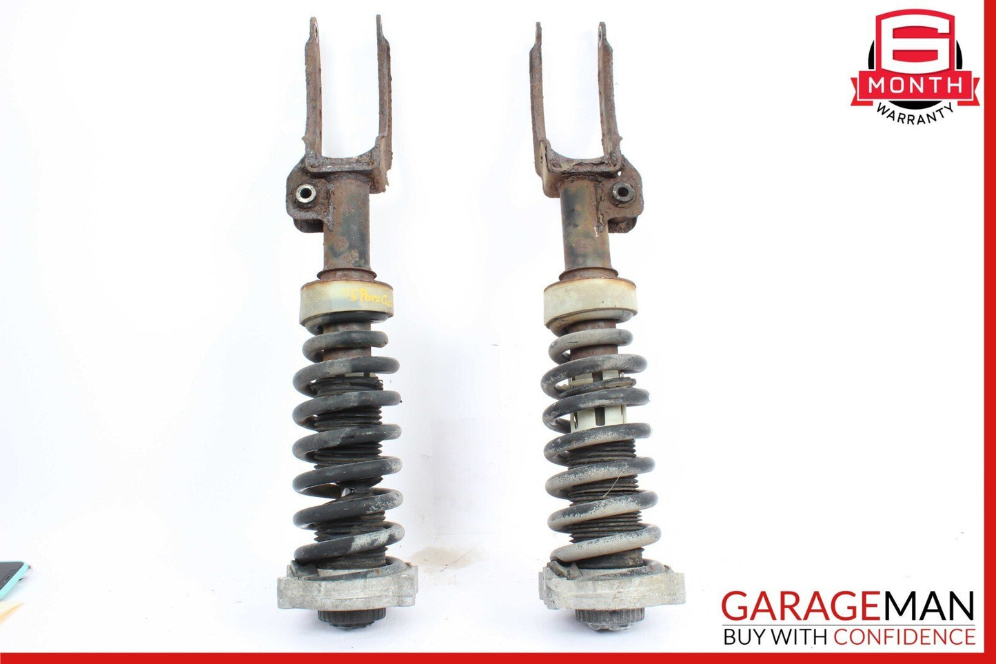03-10 Porsche Cayenne S Front Right & Left Shock Absorber Strut Spring Set OEM