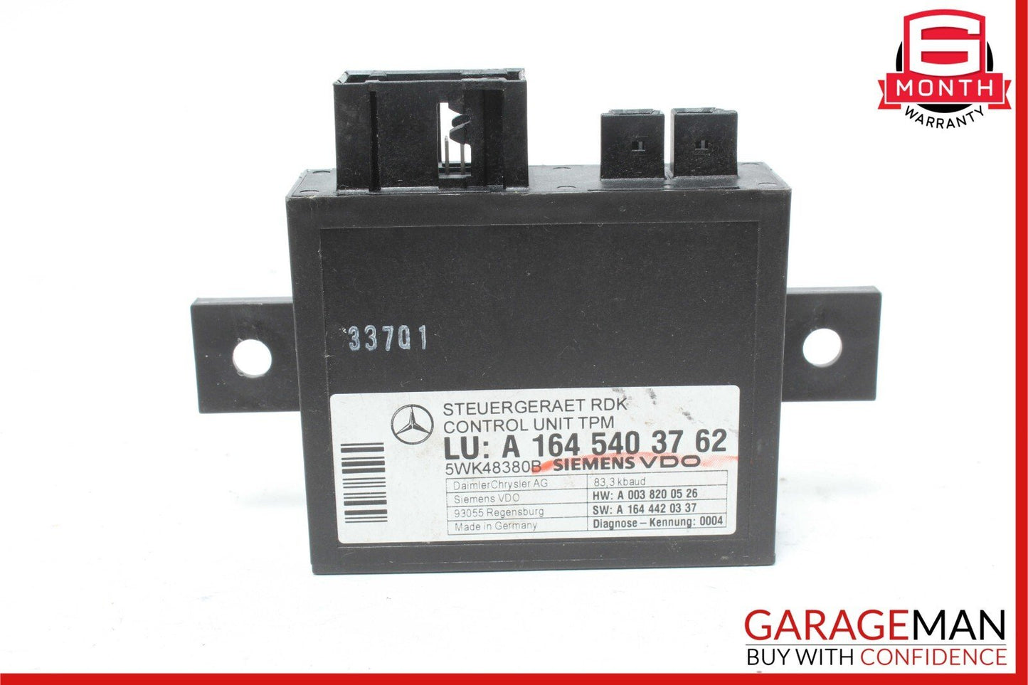 06-13 Mercedes GL450 E350 ML350 R350 TPMS Tire Pressure Control Module Unit