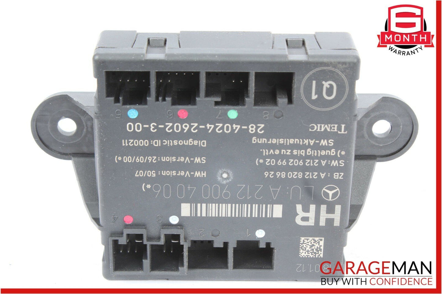 08-14 Mercedes W204 C300 Rear Right Passenger Side Door Control Module Unit OEM