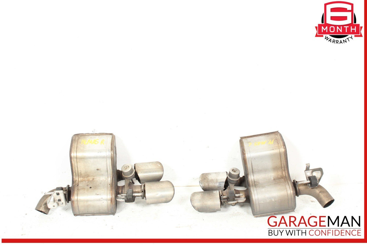 14-20 Maserati Ghibli 3.0L Rear Right & Left Side Exhaust Muffler Tips Set of 2