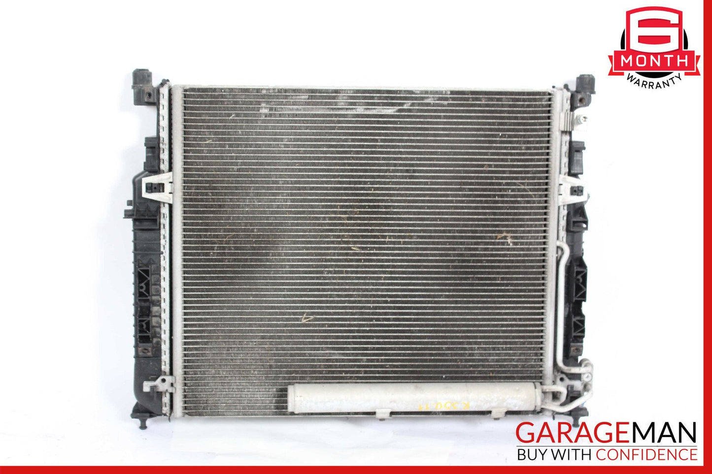 06-13 Mercedes ML350 R350 Engine Motor Cooling Radiator AC A/C Condenser Assy